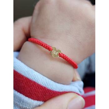 Image 1 of Златна бебешка гривна с буква (ДЗГ15)