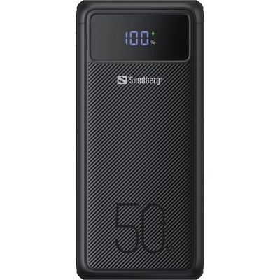 Sandberg Портативна батерия Sandberg - USB-C PD 130W, 50000 mAh, черна (420-75)