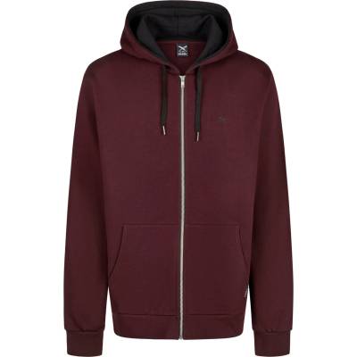 Iriedaily Мъжко яке за тренировка Iriedaily Mini Flag 2 Zip Hood Training jacket - Aubergine (003-2672-1112)