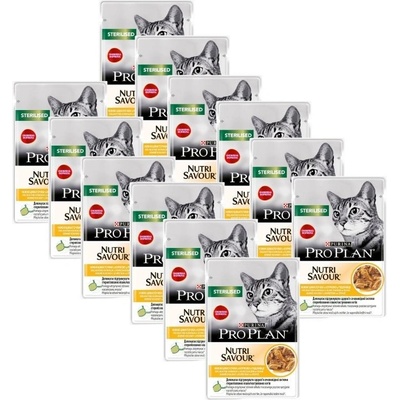 Pro Plan Cat Adult Sterilised Maintenance kuře ve šťávě 12 x 85 g
