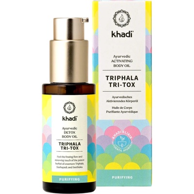 Khadi elixír olej pre pokožku a dušu TRIPHALA TRI-TOX, 50 ml