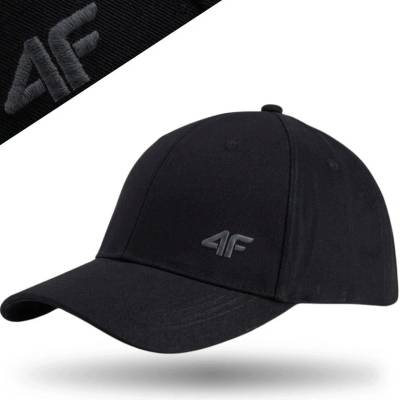 4F šiltovka čierna