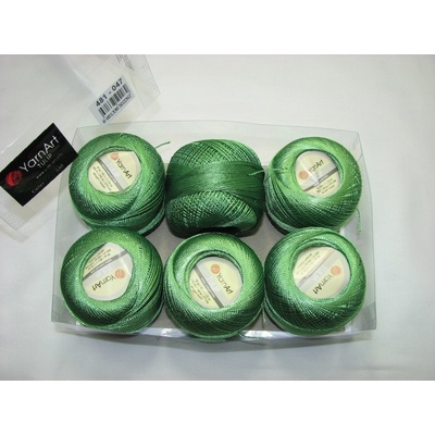 Kordonet lesklý TULIP 50g - 481 zelená
