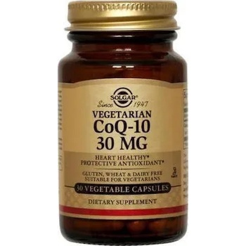 Solgar Хранителна добавка Коензим Q 10, Solgar Coenzyme Q-10 30mg 30caps