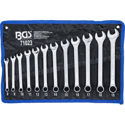 BGS technic Sada kľúčov očko-vidlica 8 - 19 mm 12-dielna BGS 71023