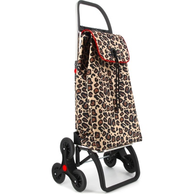 Rolser I-Max Wild 6 Logic nákupní taška na kolečkách, leopardí vzor IMX567-1037
