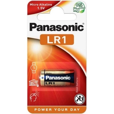 Panasonic Батерия алкална Panasonic LR1L/1BP, LR1, 1.5V, 1бр (LR1L/1BP)