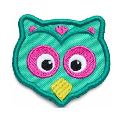 Affenzahn Velcro badge detský odznak na suchý zips owl