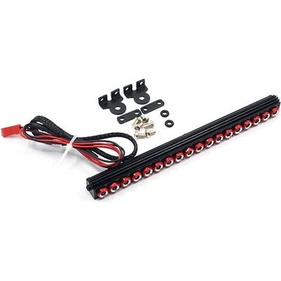 Yeah Racing Hliníková svetelná rampa 18x biela LED červená 145mm 7,2V