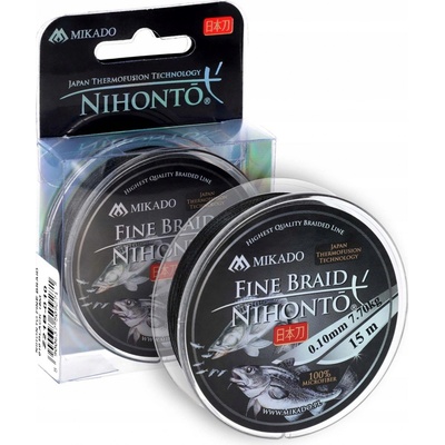 Mikado šnúra Nihonto Fine Braid Black 15m 0,14mm 9,7kg