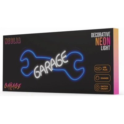 TelForceOne Neolia Neon LED dekorace GARAGE stmívatelná, 5V, USB [RTV100478] – Zboží Mobilmania