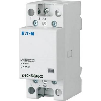 Eaton Инсталационен контактор EATON Z-SCH230/63-20, 248859 - 230VAC/50Hz, 2N/O, 63A, 3HP (248859)