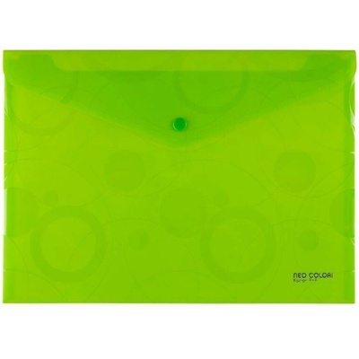 Obálka s drukem A5 - NEO COLORI zelená
