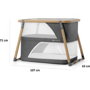 KinderKraft SOFI бебешка кошара KKLSOFIGRY0000 (KKLSOFIGRY0000) - xmall