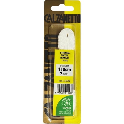 Calzanetto ploché biele 2 ks