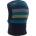 maximo Детска зимна шапка (beanie) Maximo Kids' Mini Slouch Beanie Block Stripes Balaclava - Dark Navy - размер 49-51 cm (904-5103-0212)