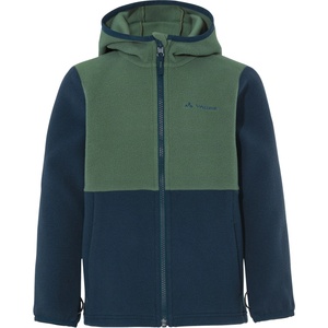 VAUDE Детско поларено яке Vaude Kid's Pulex Hooded Jacket II Fleece jacket - Woodland / Dark Sea - размер 134/140 (EU) (703-4218-1216)
