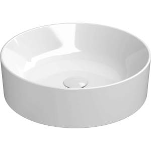 SAPHO GSI Kube X - Умивалник за монтаж върху плот, 45 см, без преливник, ExtraGlaze, бял 942711 (942711)