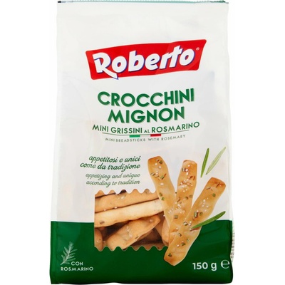Roberto slané chrumkavé paličky s rozmarínom 150 g