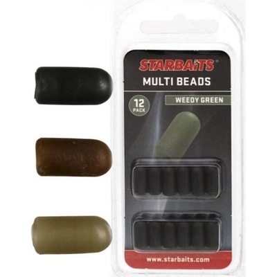 Starbaits Rubber Shock Beads 8mm hnědá 20ks