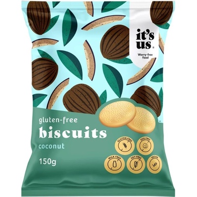 It´s us Bezlepkové sušienky kokosové 150 g