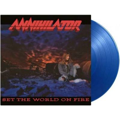 Annihilator ♫ Set the World On Fire / Insert / Limited Edition of 3000 copies / Translucent Blue LP