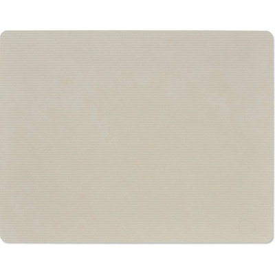 LIND Prestieranie Square Corduroy ustricovo biela koža 35x45 cm
