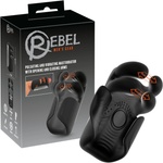 Rebel - пулсиращ, вибриращ мастурбатор (черен) - lovesexshop