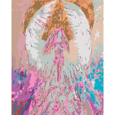 ZUTY Malování podle čísel ANDĚLÉ OD LENKY CONFIDENCE ANGEL Rozměr 80 x 100 cm Rámování bez rámu a bez vypnutí plátna