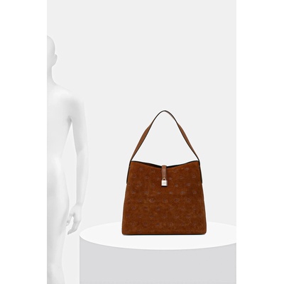 KARL LAGERFELD Велурена чанта Karl Lagerfeld K/AUTOGRAPH (B1W30105)