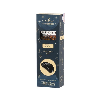 Invisibobble Modern Beauty Set - Kartáč na vlasy 1 ks + sponka do vlasů2 ks Dárková sada