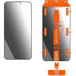 GKK Затъмняващ Протектор за iPhone 15 Pro, GKK Privacy Screen Glass, Черен (8594215990604)