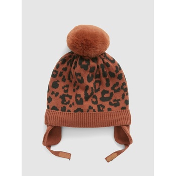 GAP Бебешка шапка с леопардов десен GAP GAP | Kafyav | Момчешки | 68-80
