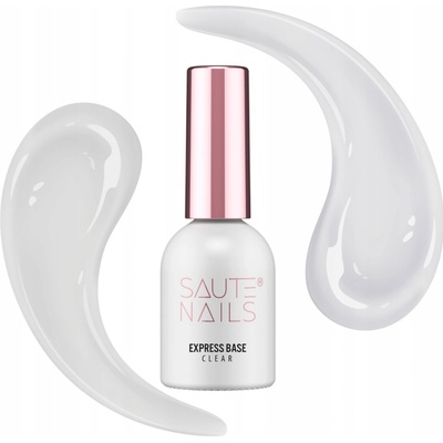 Saute Nails Express Base 8ml Hybridní báze na nehty - čirá / transparentní