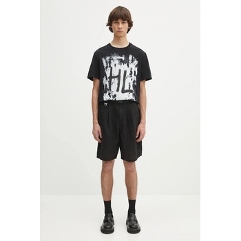 Helmut Lang Памучна тениска Helmut Lang SCRIBBLE. T4. MAL. LT (P02HM511)