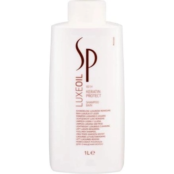 Wella SP Luxeoil Keratin Protect 1000 ml шампоан за изтощени коси за жени