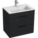 Jika H4536021763521 - Шкаф за баня с мивка CUBE 60, 7x65 см черен (LF0083)