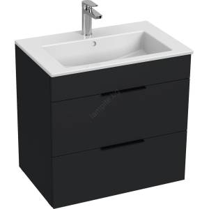 Jika H4536021763521 - Шкаф за баня с мивка CUBE 60, 7x65 см черен (LF0083)