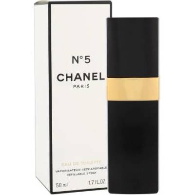 Chanel No.5 toaletná voda dámska 50 ml plniteľný flakón