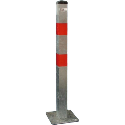 Parkovacia zábrana - zahradzovací stĺpik, nesklopný, na zakotvenie, pozink
