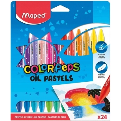 Maped Olejové pastely ColorPeps Oil Pastels 24 barev – Hledejceny.cz