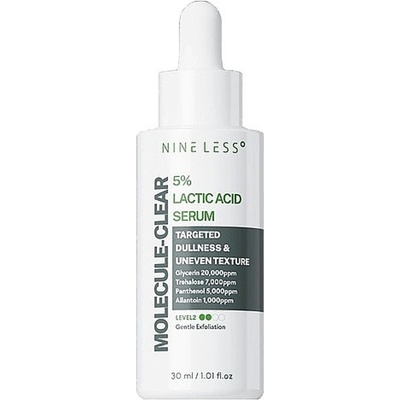 NINE LESS Molecule-Clear 5% Lactic Acid Serum - Серум с Млечна Киселина 30ml