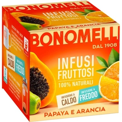 Bonomelli ovocný čaj s príchuťou papáje a pomaranča 24 g