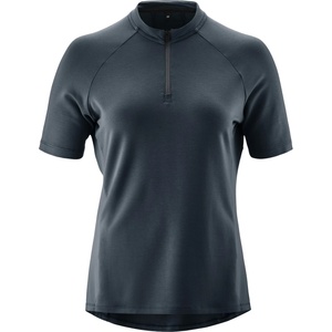 Gonso Дамска фланелка с къс ръкав за колоездене Gonso Women's Adventure Jersey Nature Cycling jersey - Outerspace - размер 48 (EU) (156-2643-0218)