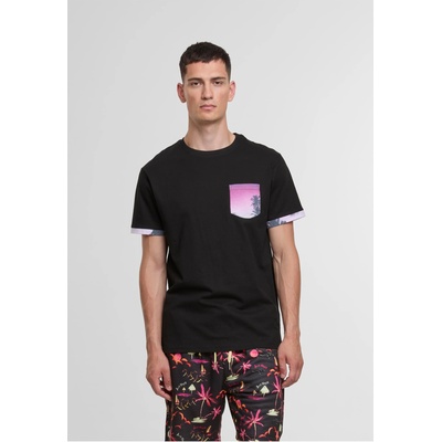 Urban Classics Тениска Just Rhyse Granada T-Shirt black/purple XXLUB-JRTS632-02807 - Тъмносив, размер M