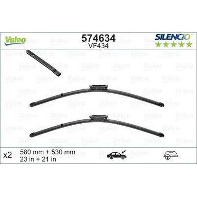 Valeo Silencio X-TRM 580+530 mm ST VM434