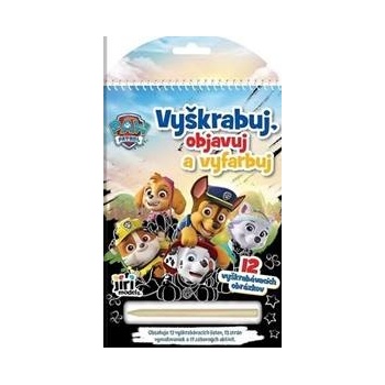 Vyškrabávacie vymaľovanky Labková patrola