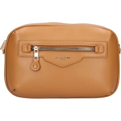 David Jones dámská crossbody kabelka Leonet hnědá