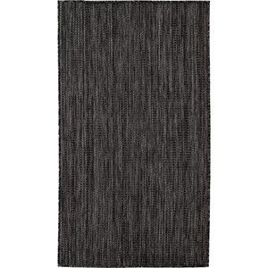 Ayyildiz Черен килим за открито и закрито 80x150 cm Mira 1450 - Ayyildiz Carpets (MIRA801501450BLACK)