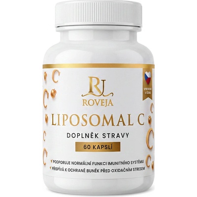 ROVEJA Liposomal Vitamin C, Lipozomální Vitamín C, 60 veganských kapslí